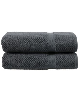 Linum Home - Herringbone 2-Pc. Bath Towel Set