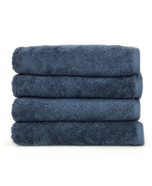 Linum Home Soft Twist 4-pc. Hand Towel Set Bedding In Navy