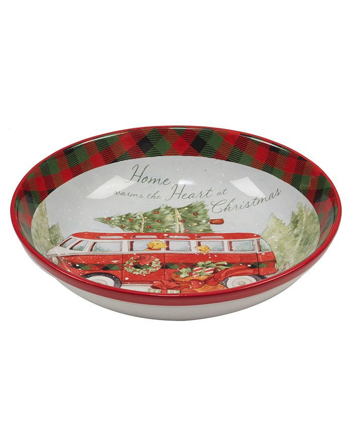 Certified International - Home for Christmas Serving/Pasta Bowl