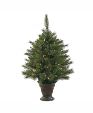 Vickerman 35 inch Cashmere Artificial Christmas Tree With 50 Warm White Led Lights