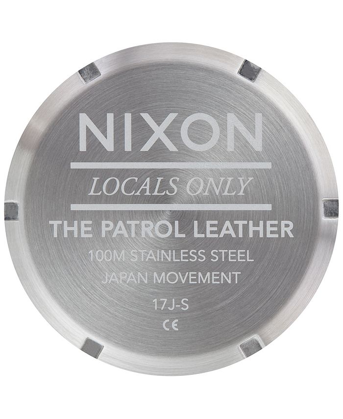 Nixon Patrol Leather Watch