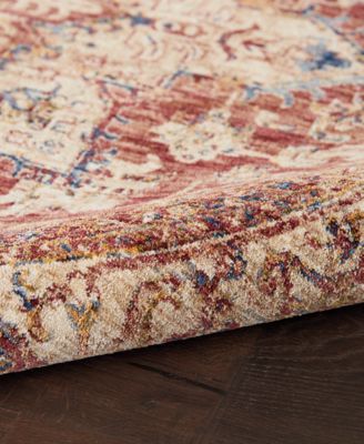 Taza Heriz 5' Round Area Rug