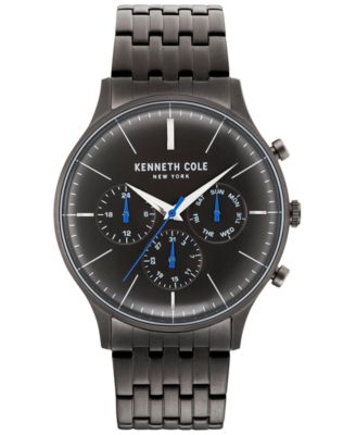 Kenneth Cole New York - Men's Gunmetal-Tone Stainless Steel Bracelet Watch 42mm