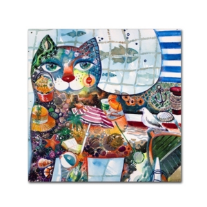 Trademark Global Oxana Ziaka 'summer' Canvas Art In Multi