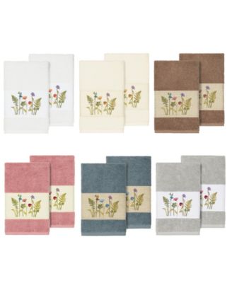 Serenity 2-Pc. Embellished Hand Towel Set