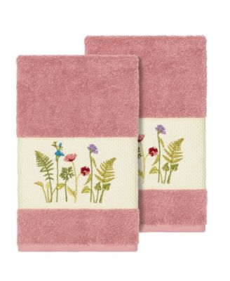 Serenity 2-Pc. Embellished Hand Towel Set