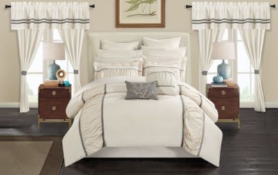 Chic Home - Mayan 24-Pc. Bed In a Bag Comforter Sets