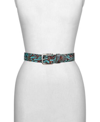 Patricia Nash tooled turquoise belt Roseanna Belt - Braided — Black – Patricia Nash main image 2