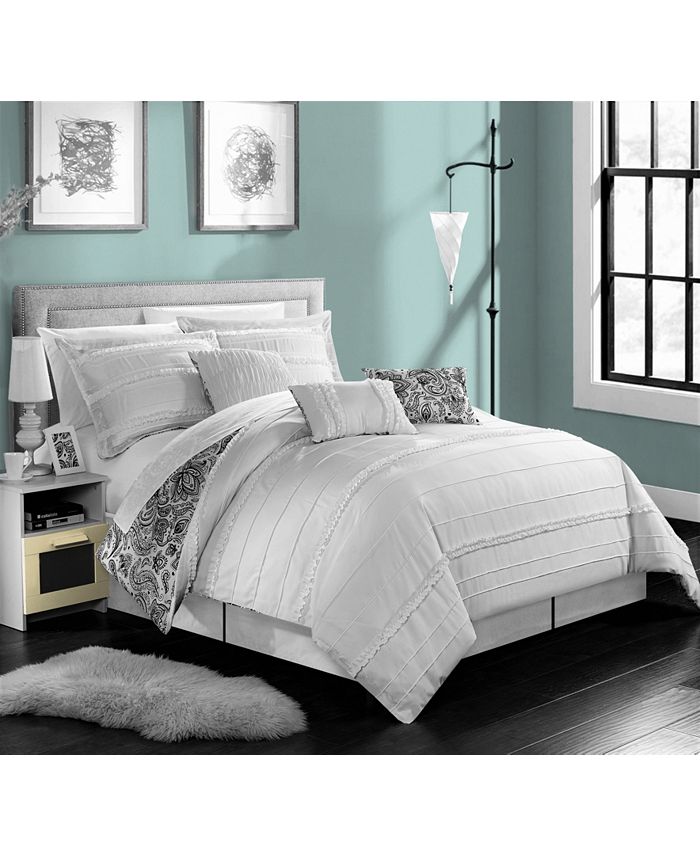 Chic Home Elle 7 Pc King Comforter Set And Reviews Comforter Sets Bed