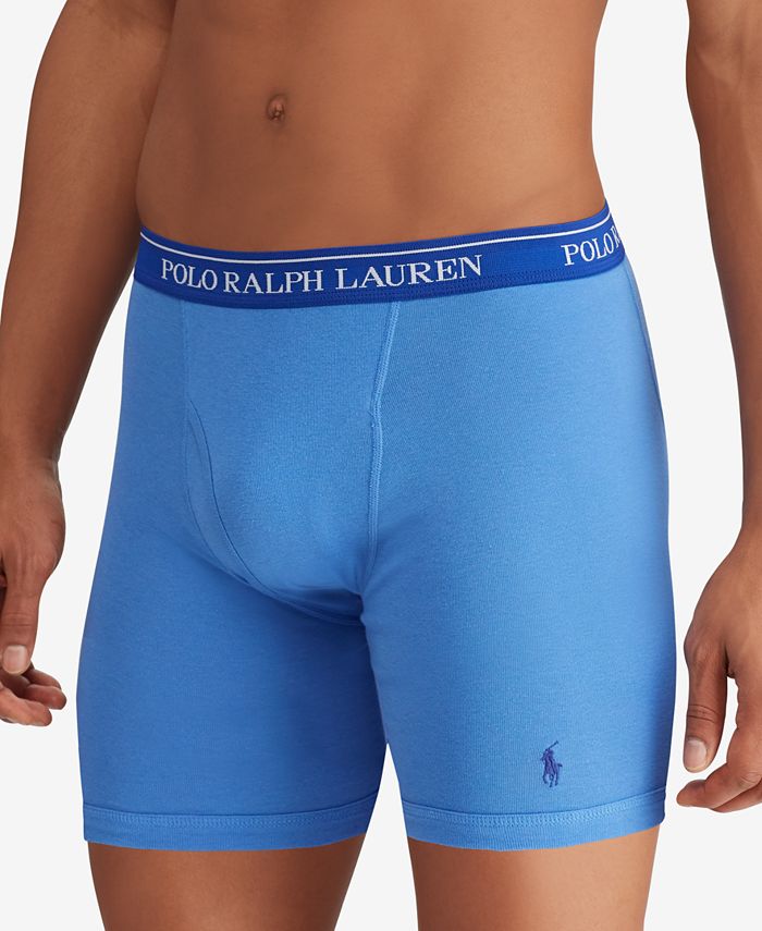 Polo Ralph Lauren Men's 3-Pk. Cotton Boxer Briefs & Reviews - Underwear ...
