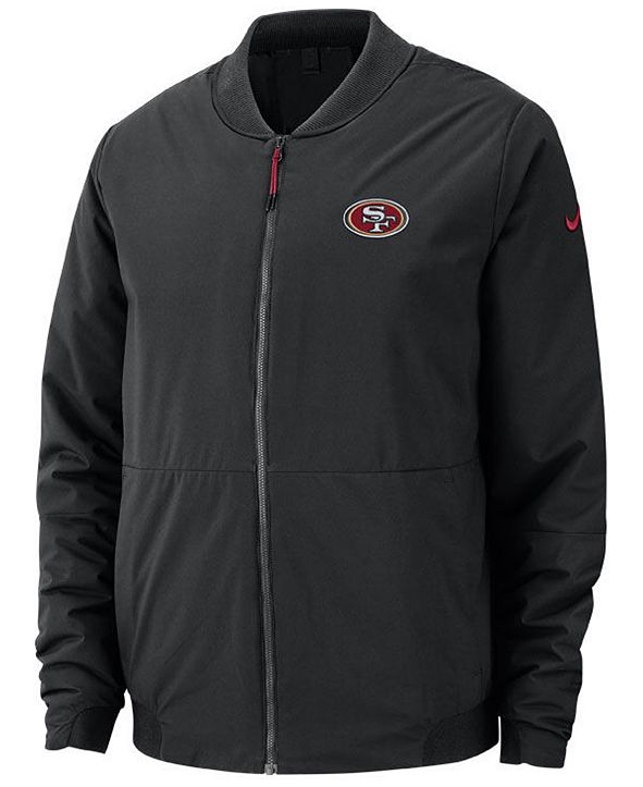 Nike Men's San Francisco 49ers Bomber Jacket & Reviews - Sports Fan ...