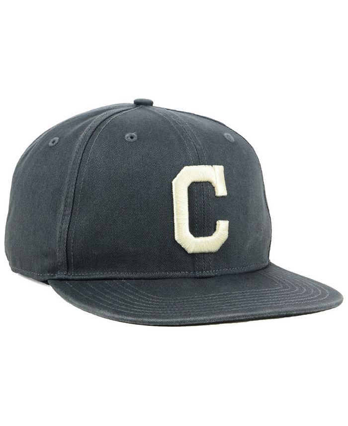 '47 Brand Cleveland Indians Garment Washed Navy Snapback Cap - Macy's