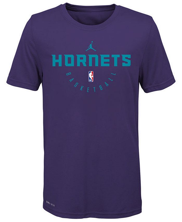 Nike Charlotte Hornets Elite Practice T-Shirt, Big Boys (8-20) - Macy's