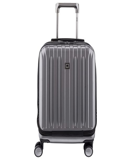 Delsey Titanium 19" International Spinner CarryOn Suitcase & Reviews