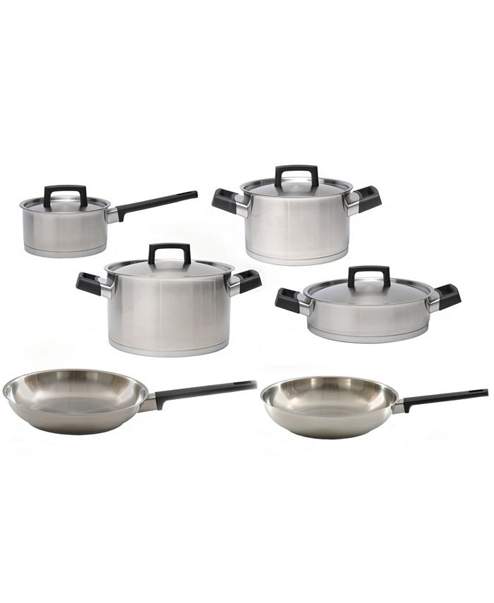 BergHOFF Essentials Comfort 7 piece 18/10 Stainless Steel Cookware Set