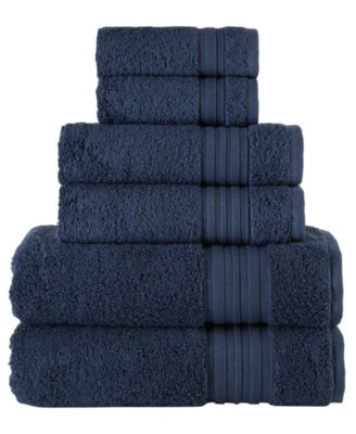 Turkish Spa Collection 6-Pc Cotton Towel Set