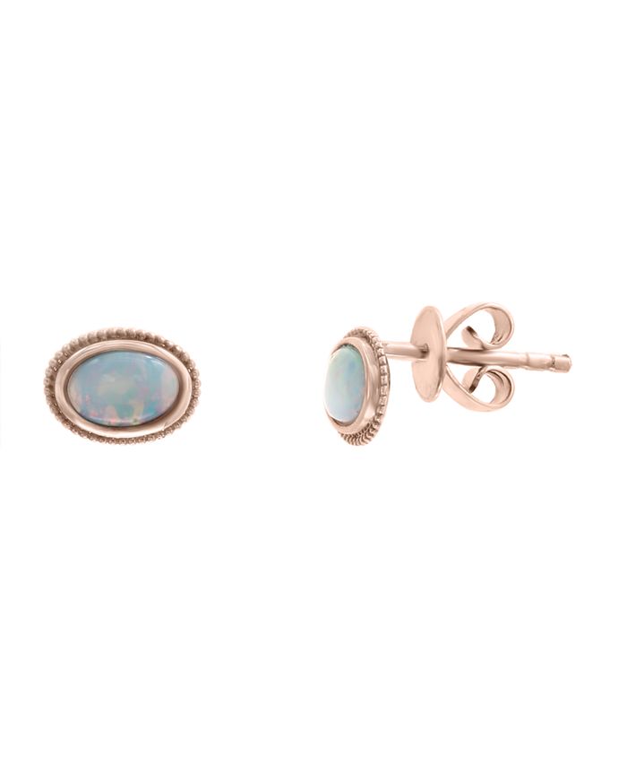 EFFY Collection EFFY Opal 3 8 ct.t.w. Studs in 14k Rose Gold