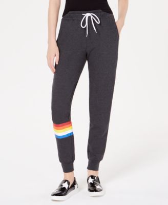 rainbow stripe joggers