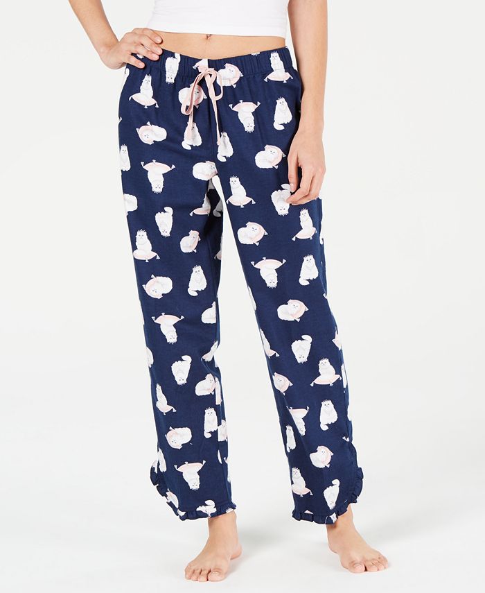 Jenni by Jennifer Moore Printed Cotton Pajama Pants, Created for Macy's ...