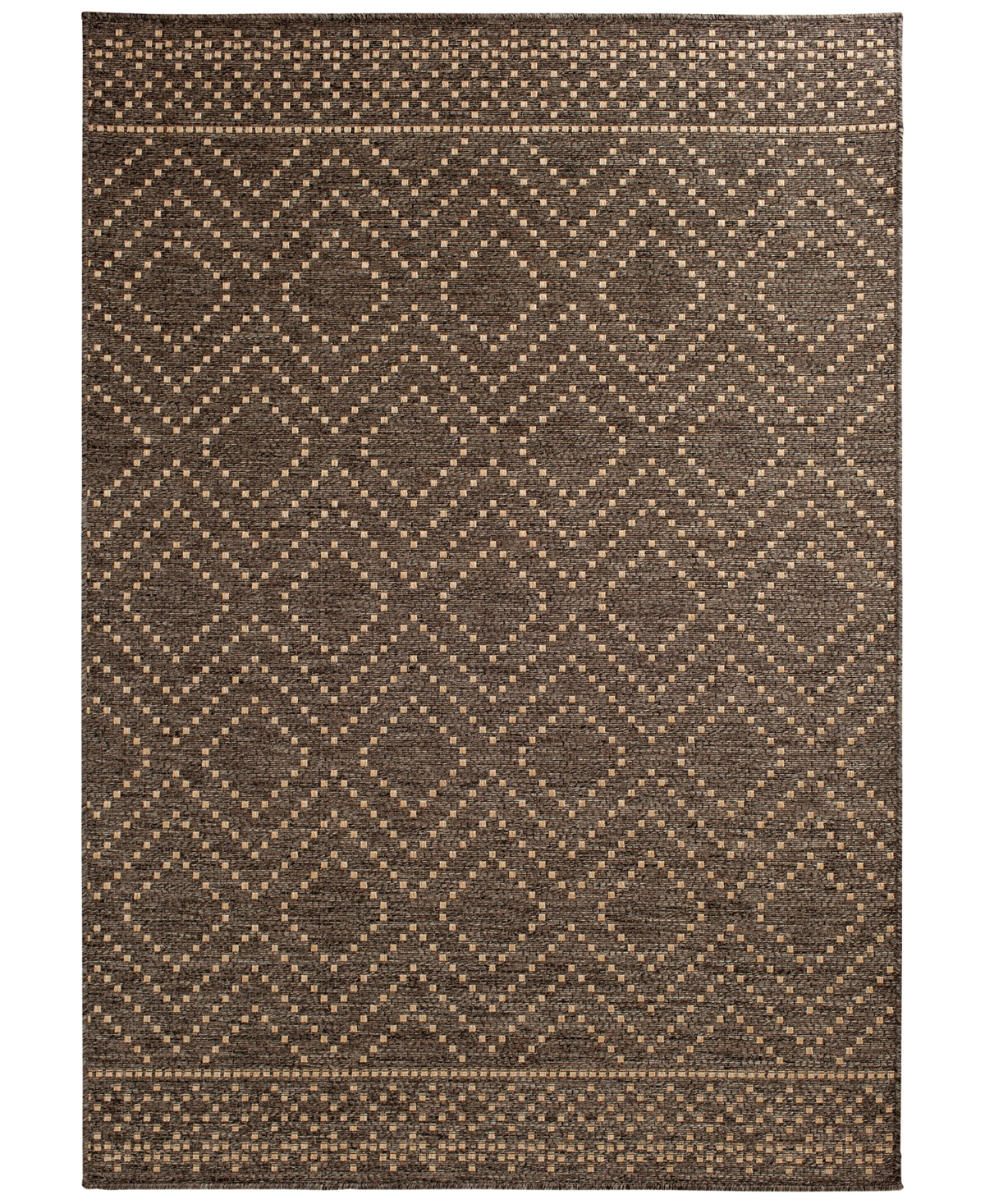 Closeout! Km Home Sidra Border Indoor/Outdoor 7'10