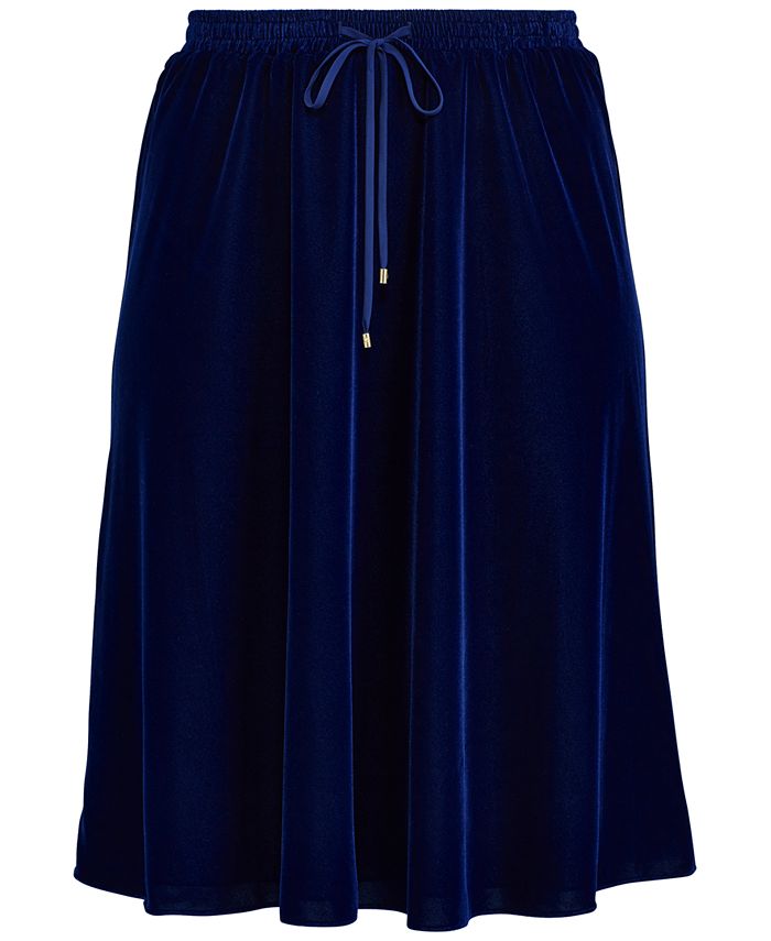 Lauren Ralph Lauren Plus Size Velvet ALine Skirt Macy's