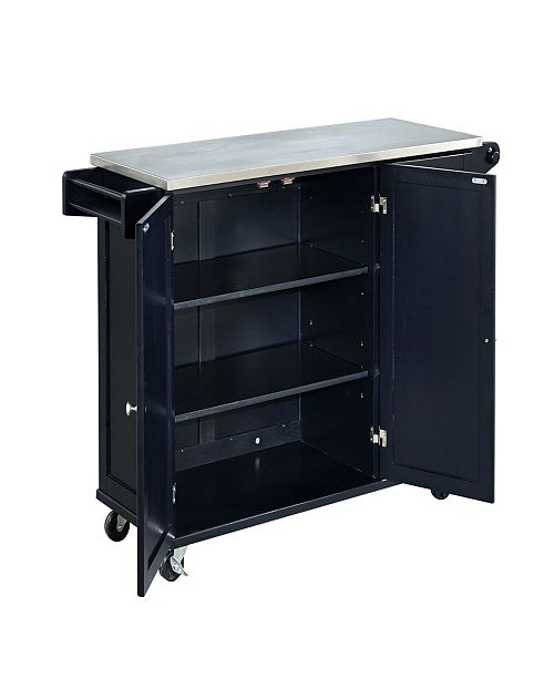 Home Styles Liberty Kitchen Cart with Stainless Steel Top & Reviews