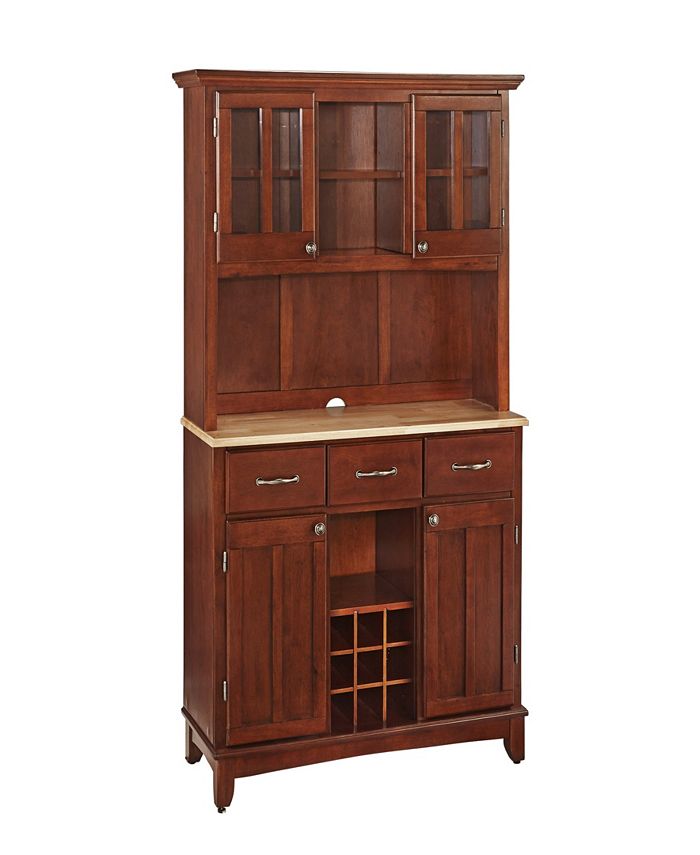 Home Styles Buffet of Buffet with Wood Top and Hutch Macy's