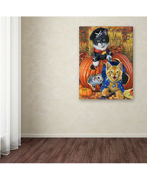 Trademark Global Jenny Newland Halloween Kittens Canvas Art 14 X 19 Reviews Wall Art Macy S