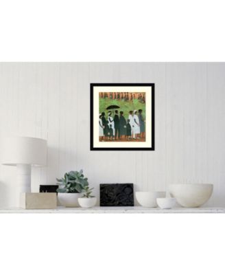Funeral Procession Framed Art Print