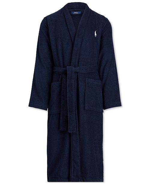 Polo Ralph Lauren Men's Big & Tall Shawl Cotton Robe & Reviews