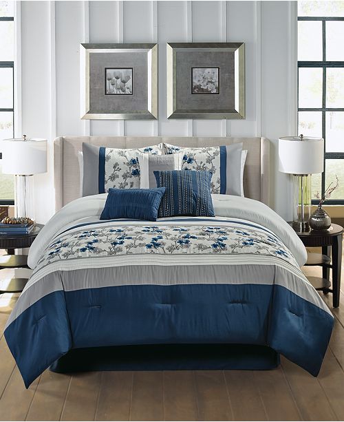 Hallmart Collectibles Reina 7 Pc Comforter Sets Reviews Bed