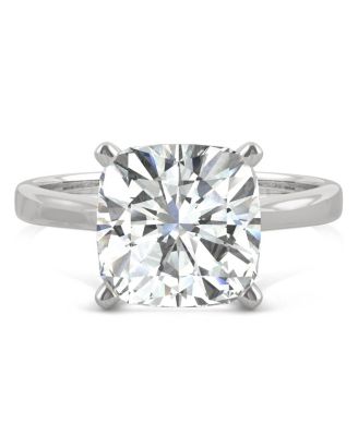 Moissanite Cushion Solitaire Ring (3-1/3 ct. tw.) in 14k White, Yellow or Rose Gold
