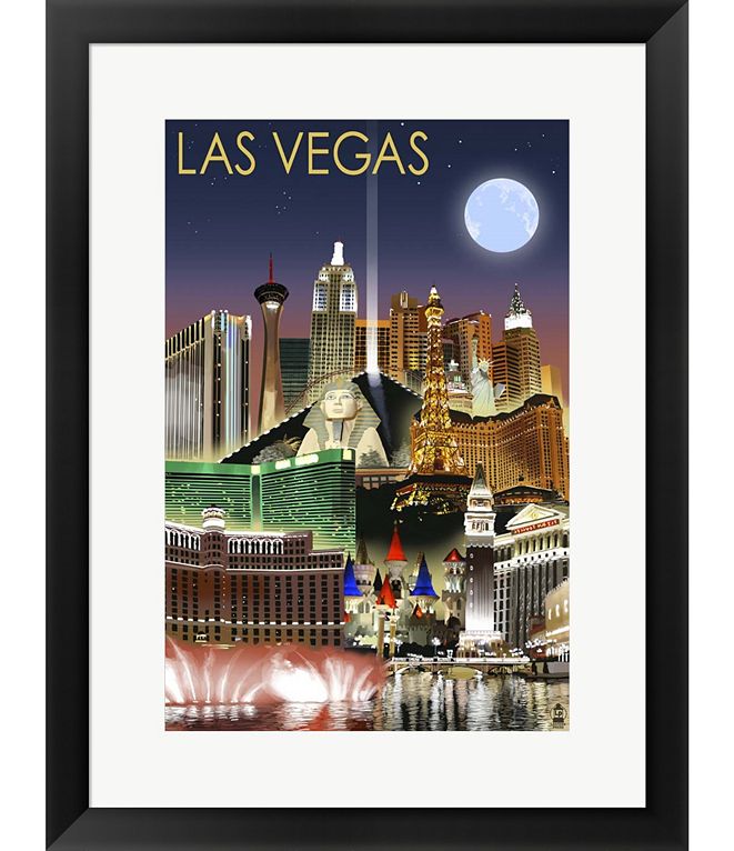 Metaverse Las Vegas NV by Lantern Press Framed Art & Reviews - Wall Art - Macy&#39;s