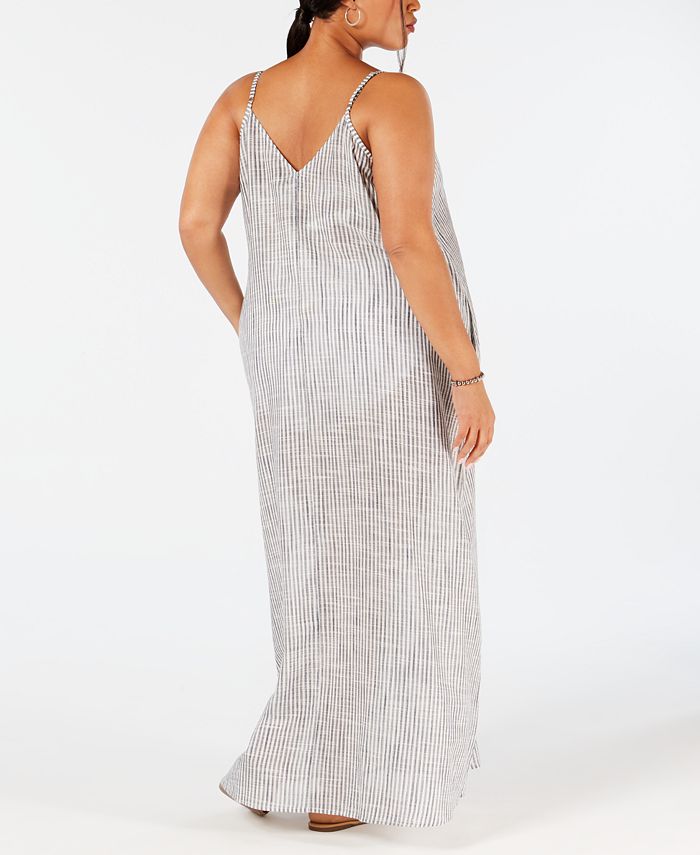 Raviya Plus Size Cotton Printed Maxi Dress CoverUp Macy's