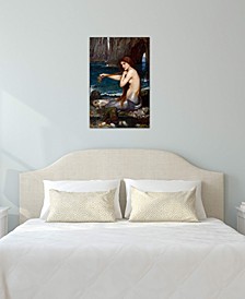 "A Mermaid" by John William Waterhouse Gallery-Wrapped Canvas Print (26 x 18 x 0.75)