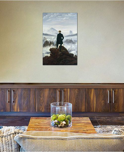 Icanvas The Wanderer Above The Sea Of Fog 1818 By Caspar David Friedrich Gallery Wrapped Canvas Print 40 X 26 X 0 75 Reviews Wall Art Macy S