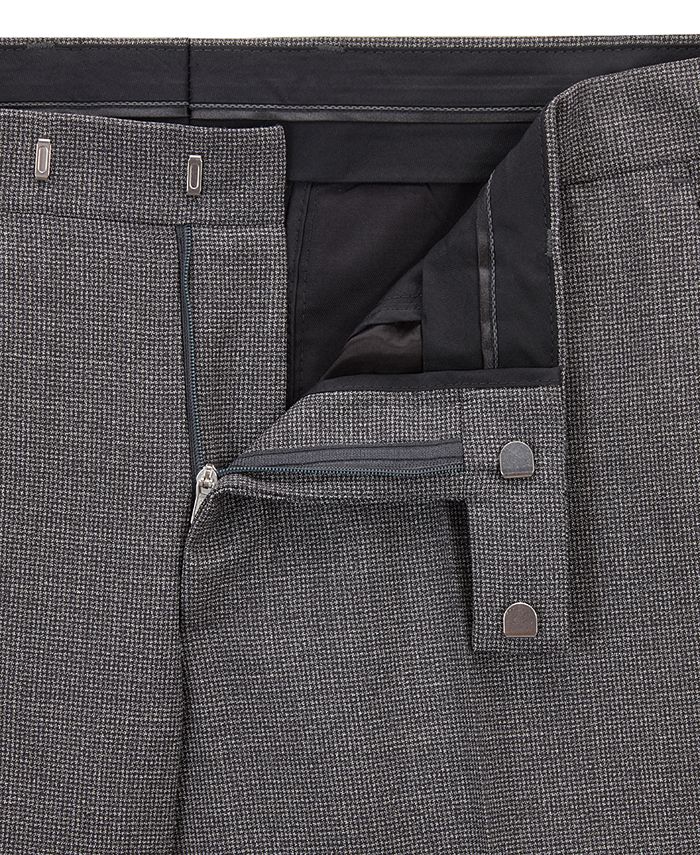 Hugo Boss BOSS Men's Slim-Fit Virgin Wool Travel Suit - Macy's