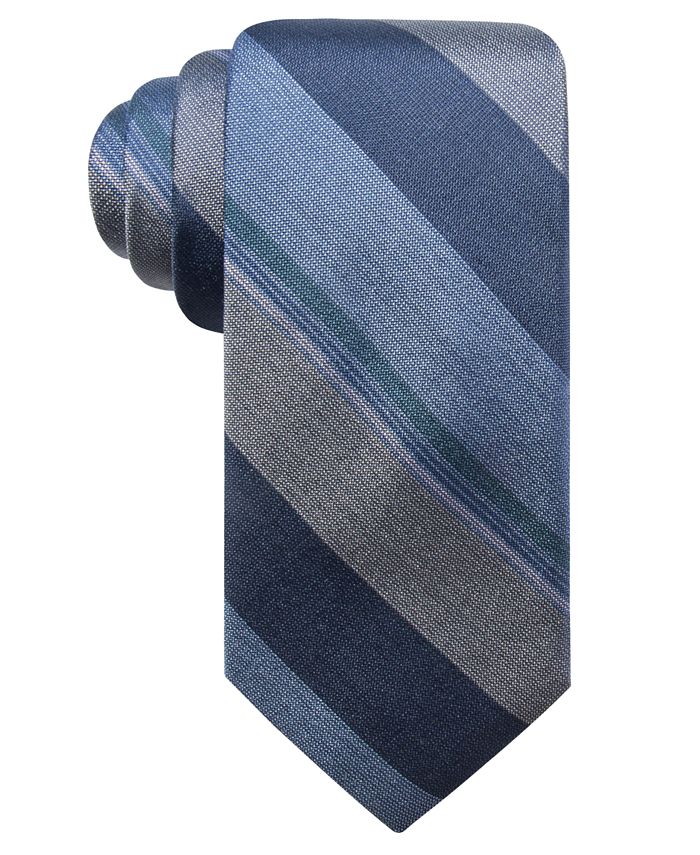 Ryan Seacrest Distinction Men's Ponsay Slim Stripe Silk Tie, Created ...