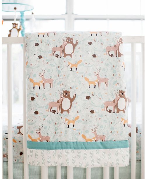 My Baby Sam Forest Friends 3pc Crib Bedding Set Reviews Kids