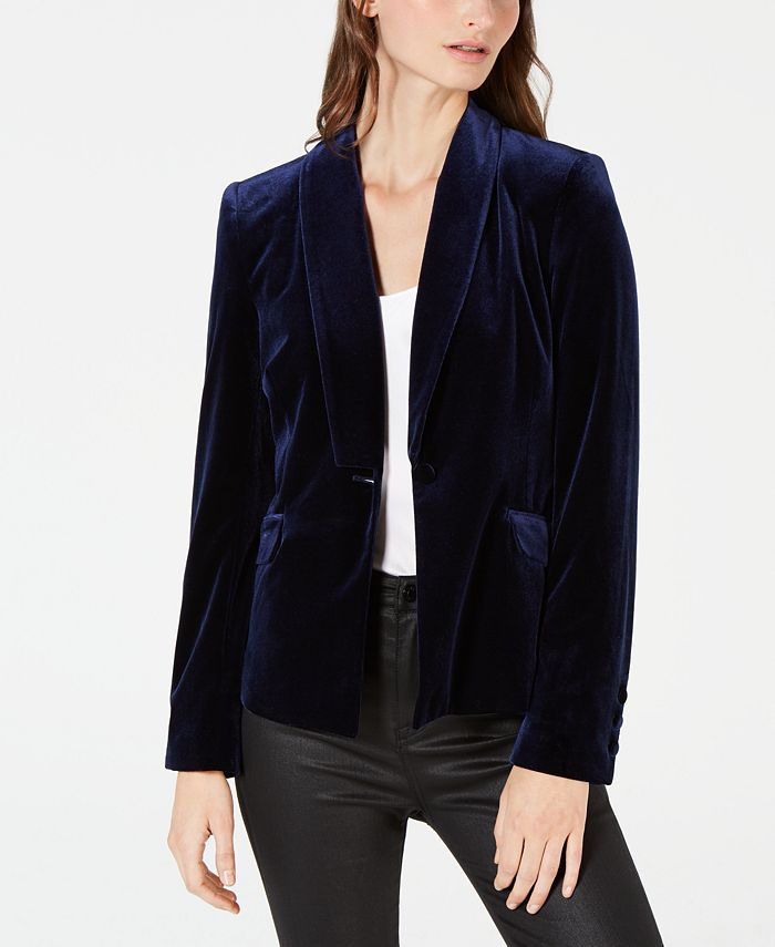 Womens velvet blazer at macy's online