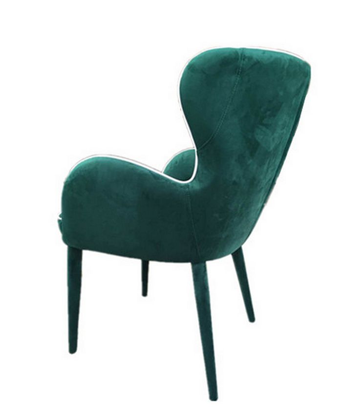 VIG Furniture Modrest Tigard Modern Green Fabric Dining Chair Macy's