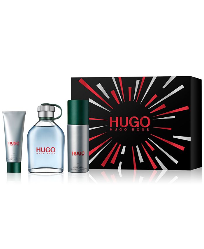 Hugo Boss HUGO Men's 3-Pc. HUGO MAN Gift Set - Macy's