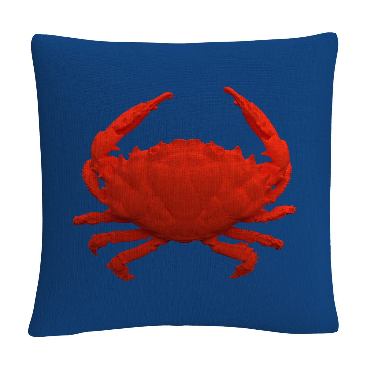 Abc Modern 3D Red Crab Decorative Pillow, 16 x 16