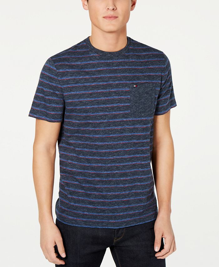 Tommy Hilfiger Men's Saxon Indigo Stripe TShirt Macy's