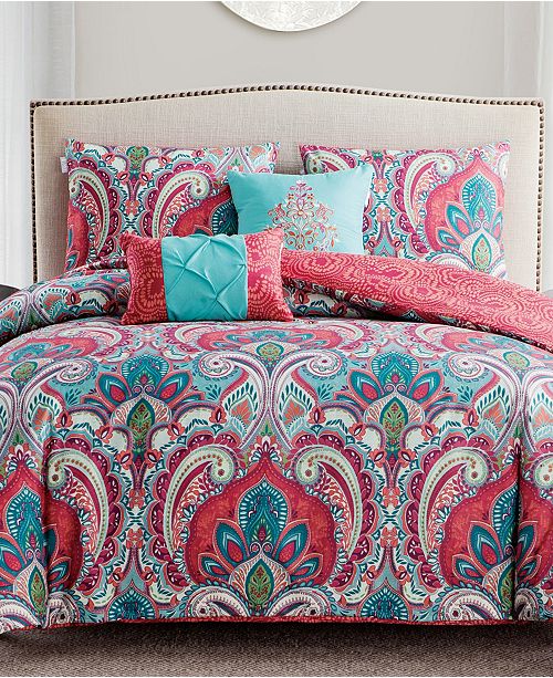 Vcny Home Casa Re Al Reversible 4 Pc Twin Xl Comforter Set