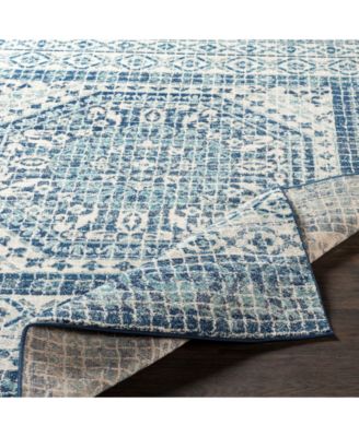 Harput HAP-1081 Dark Blue 5'3" x 7'3" Area Rug