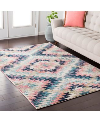 Anika ANI-1027 White 7'10" x 10'3" Area Rug