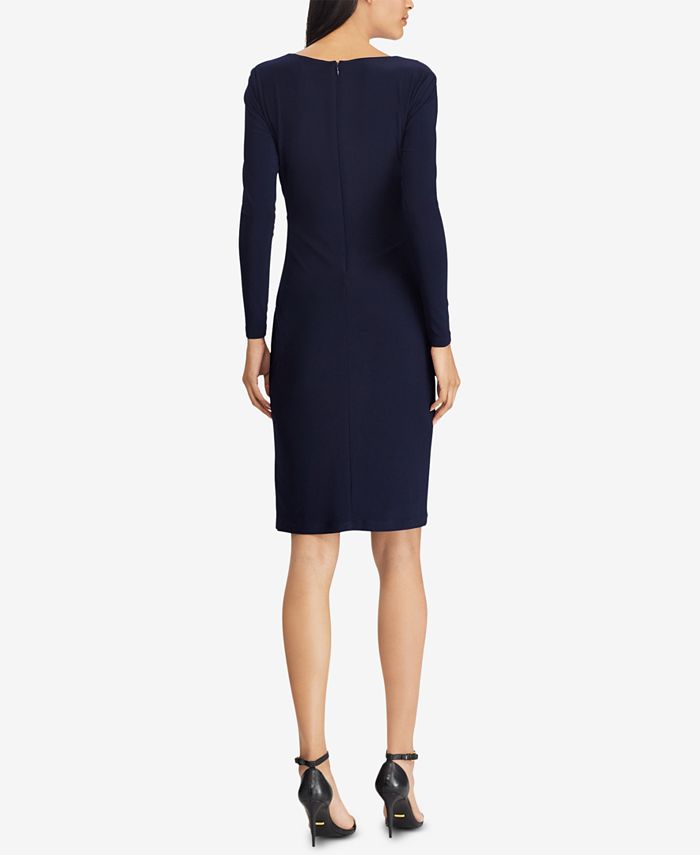 Lauren Ralph Lauren Sequin-Panel Jersey Dress - Macy's