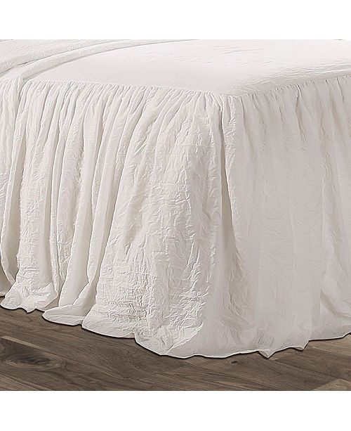Lush Decor Ruffle Skirt 3 Piece Full Bedspread Set Reviews