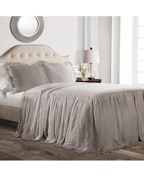 Lush Decor Ruffle Skirt 2 Piece Twin Bedspread Set Reviews